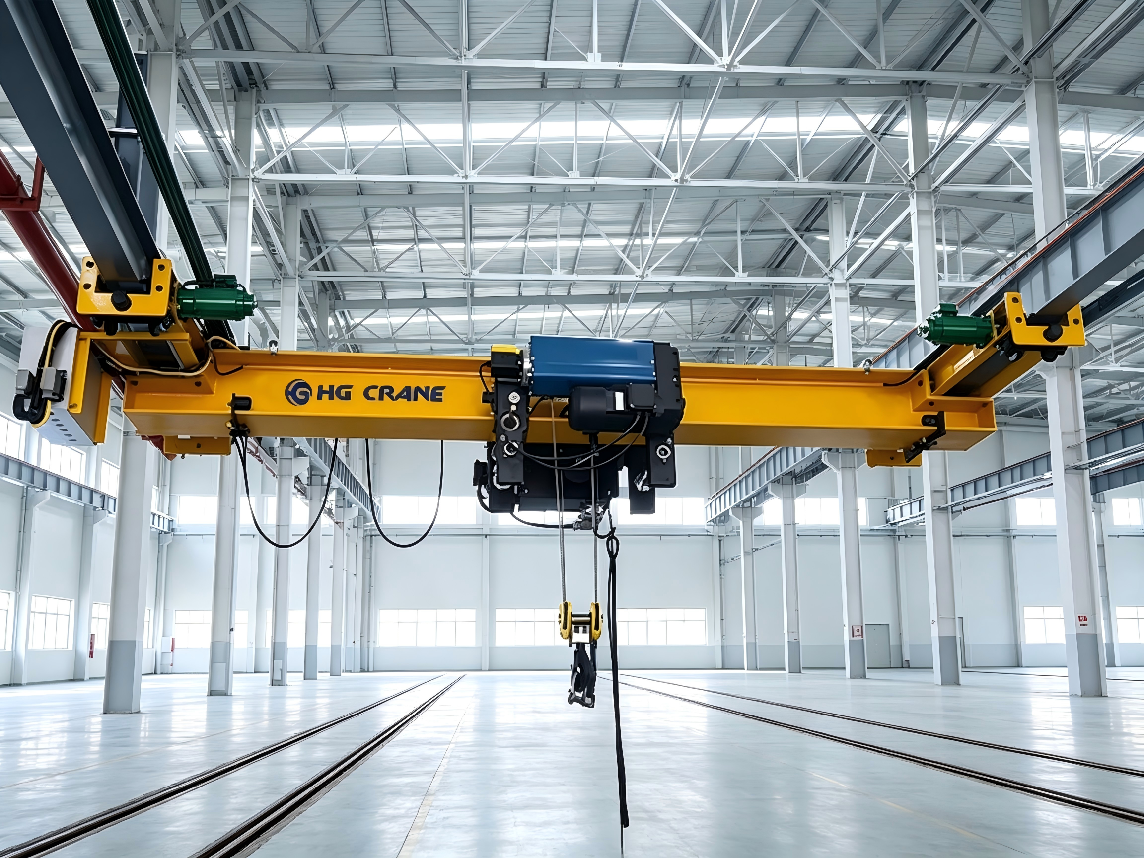 FEM/DIN Standard Electric Single Girder Suspension Crane