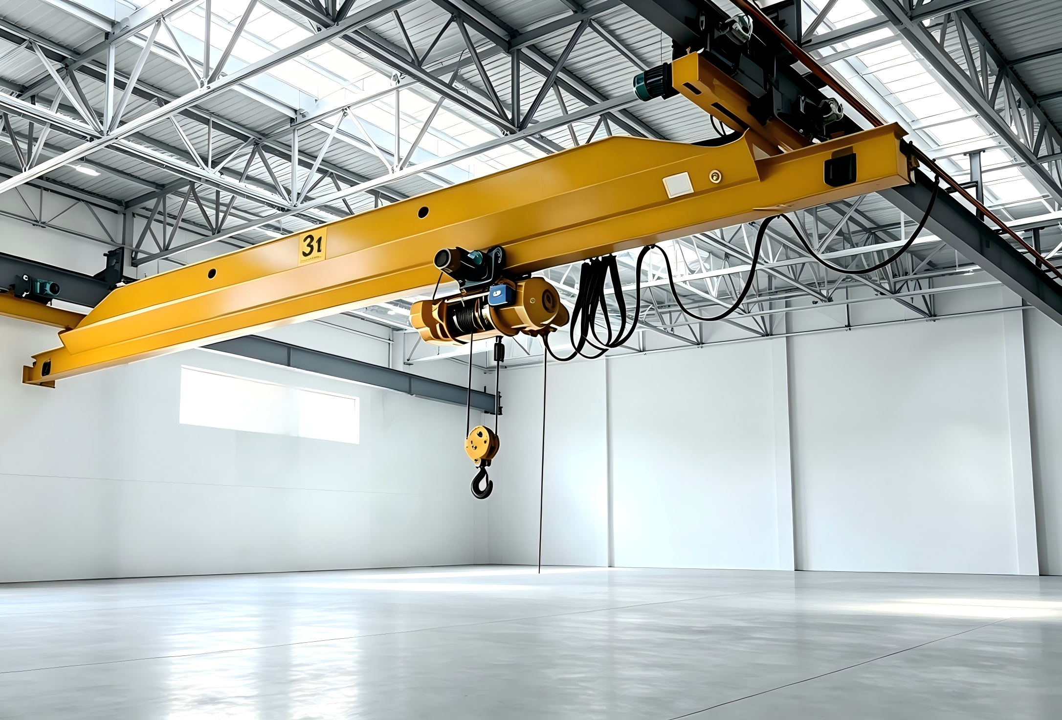 Electric Single Girder Suspension Overhead Crane